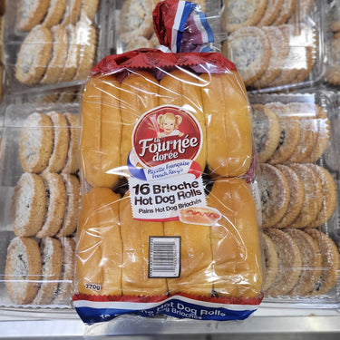 Image of La Fournee Doree Brioche Hot Dog 16-Pack - 1 x 820 Grams